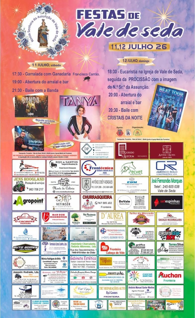 Cartaz de Festas de Vale de Seda
