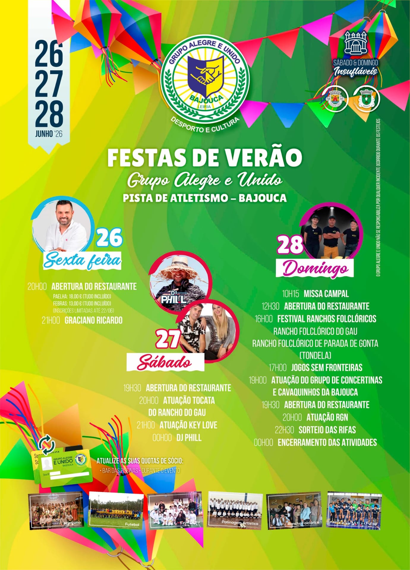 Cartaz de Festas de Verão