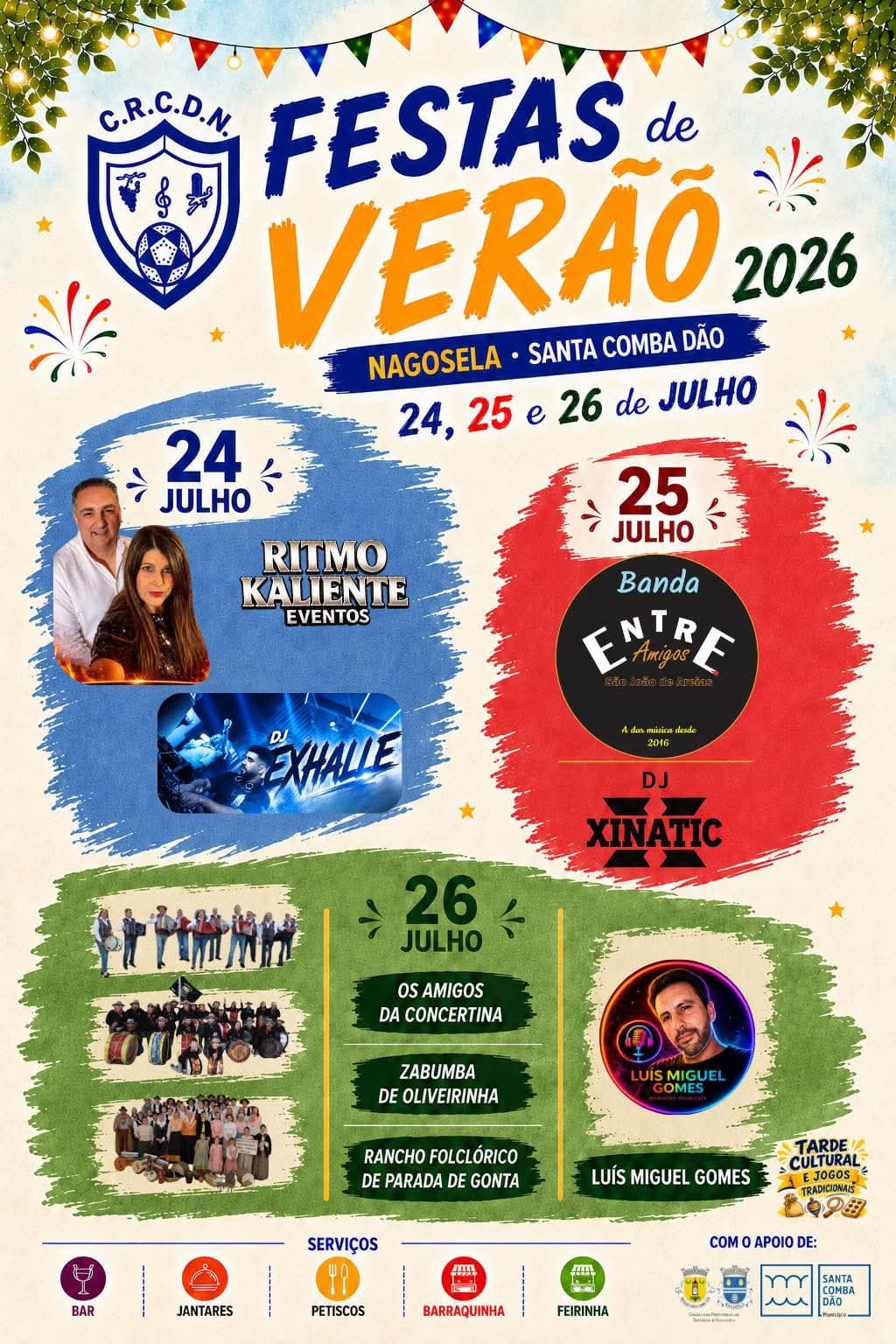 Cartaz de Festas de Verão