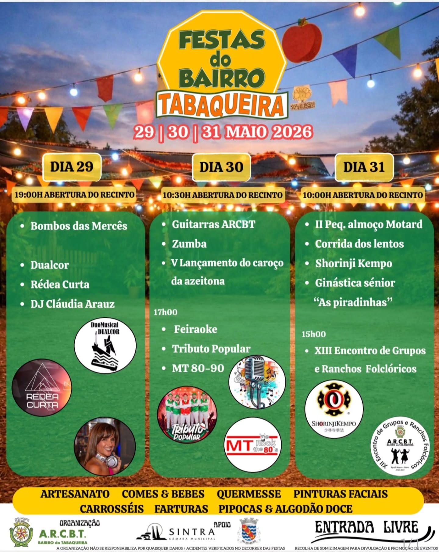 Cartaz de Festas do Bairro Tabaqueira