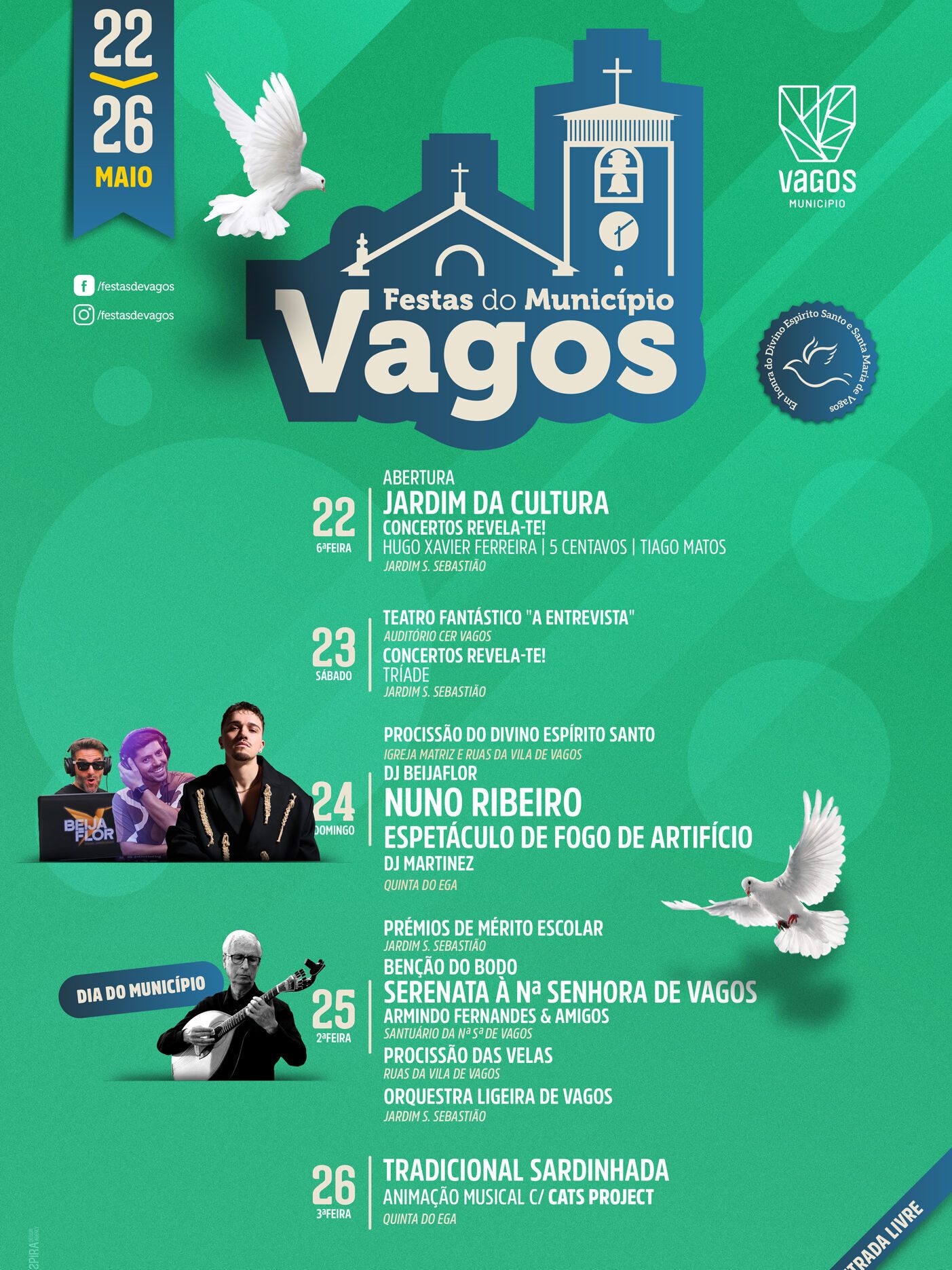Cartaz de Festas do Município de Vagos