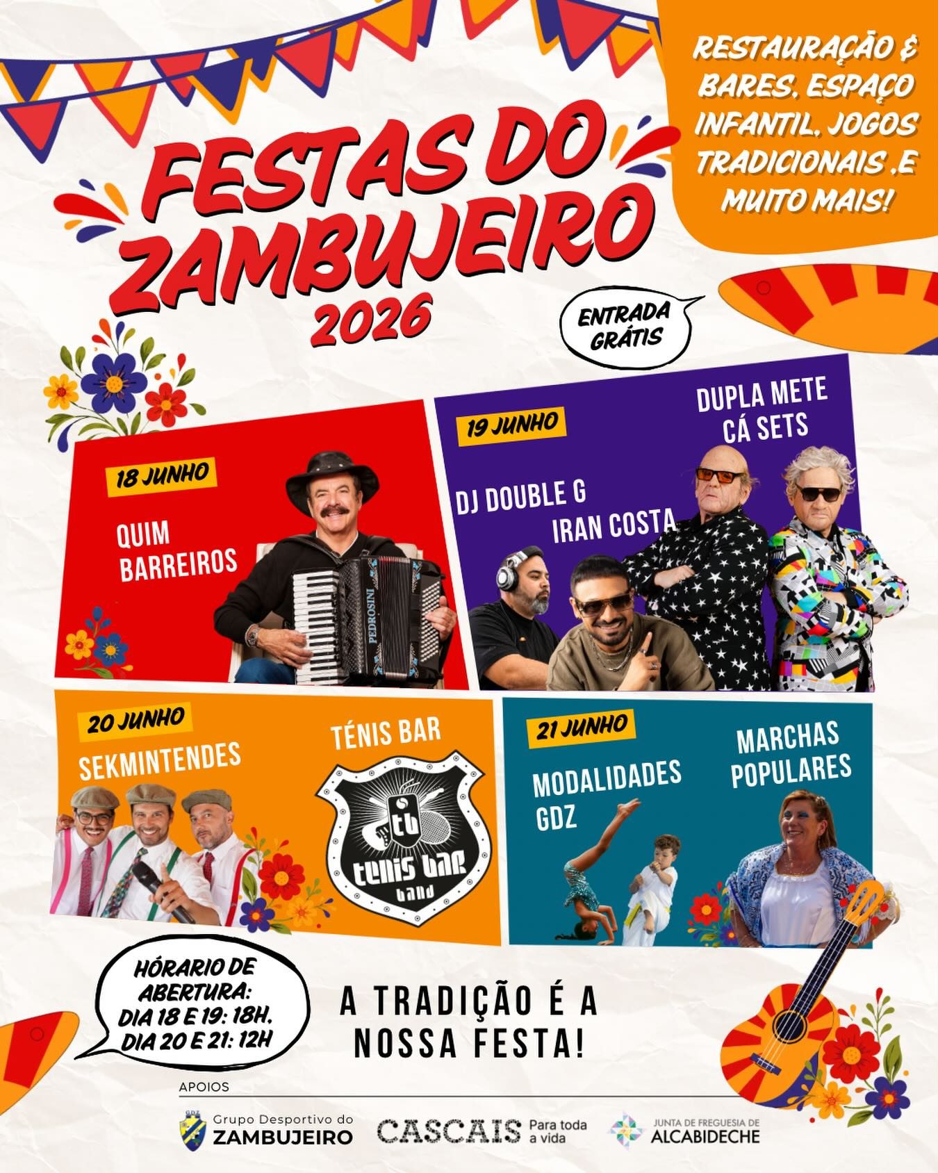 Cartaz de Festas do Zambujeiro