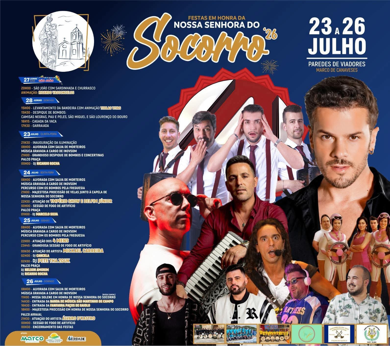 Cartaz de Festas em Honra da N.ª Sr.ª do Socorro