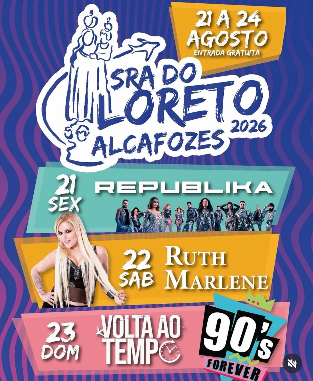 Cartaz de Festas em Honra da Sr.ª do Loreto