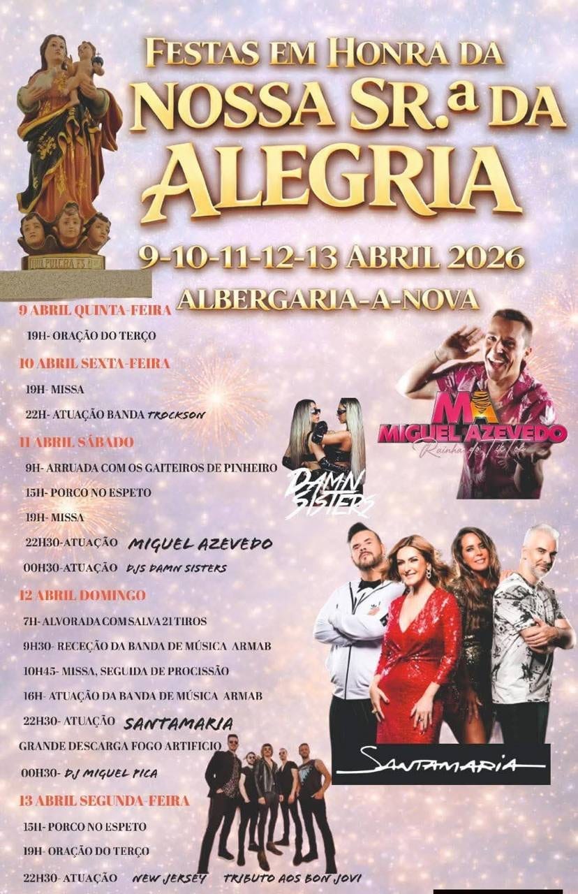 Cartaz de Festas em Honra de N.ª Sr.ª da Alegria