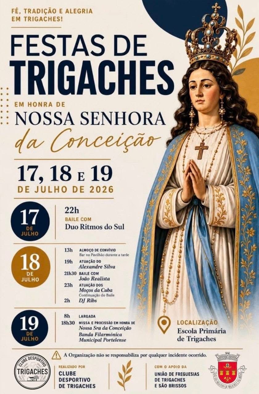Cartaz de Festas em Honra de N.ª Sr.ª da Conceição