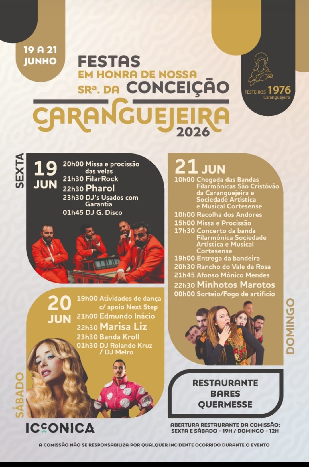 Cartaz de Festas em Honra de N.ª Sr.ª da Conceição
