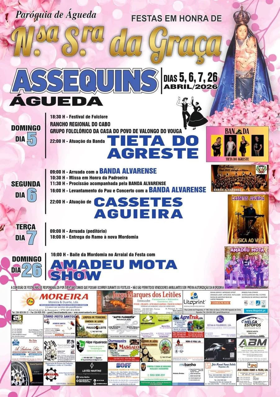 Cartaz de Festas em Honra de N.ª Sr.ª da Graça