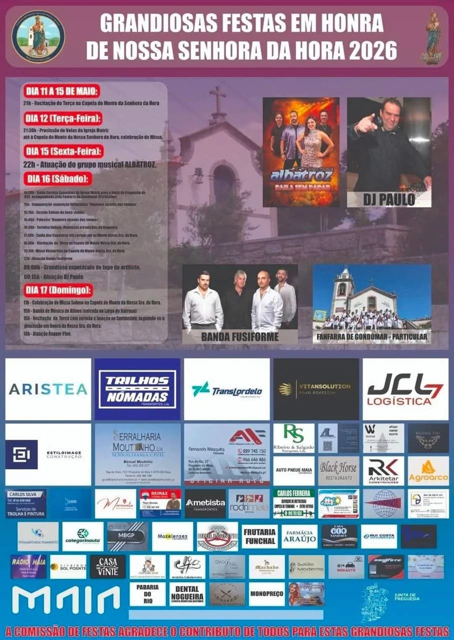 Cartaz de Festas em Honra de N.ª Sr.ª da Hora