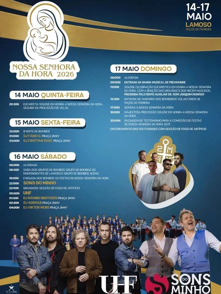 Cartaz de Festas em Honra de N.ª Sr.ª da Hora