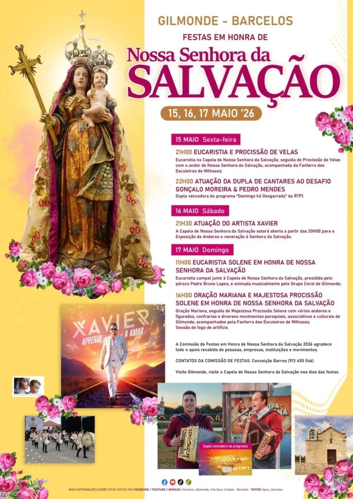 Cartaz de Festas em Honra de N.ª Sr.ª da Salvação