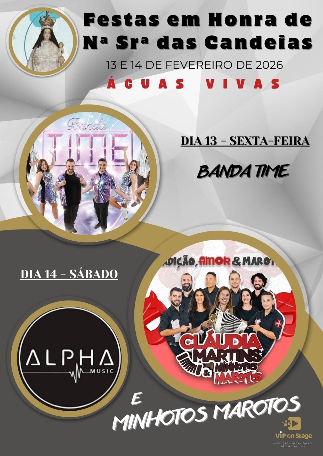 Cartaz de Festas em Honra de N.ª Sr.ª das Candeias