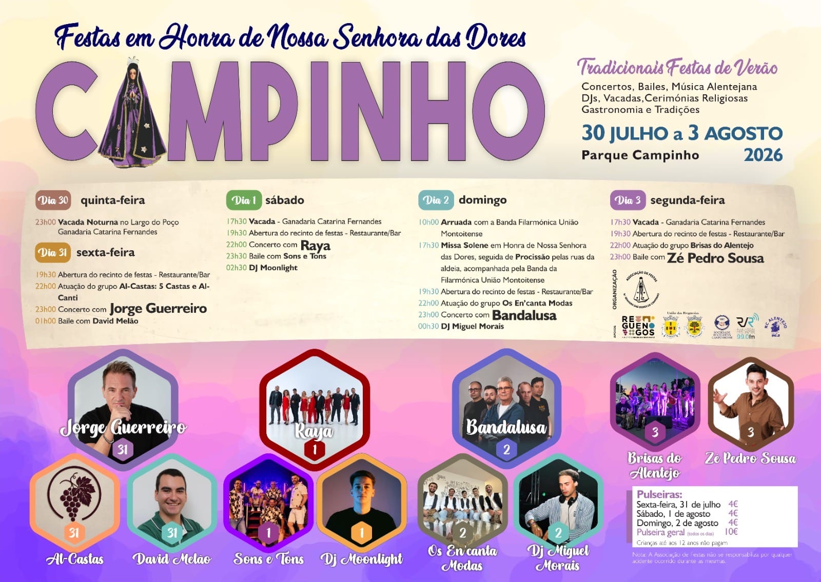 Cartaz de Festas em Honra de N.ª Sr.ª das Dores