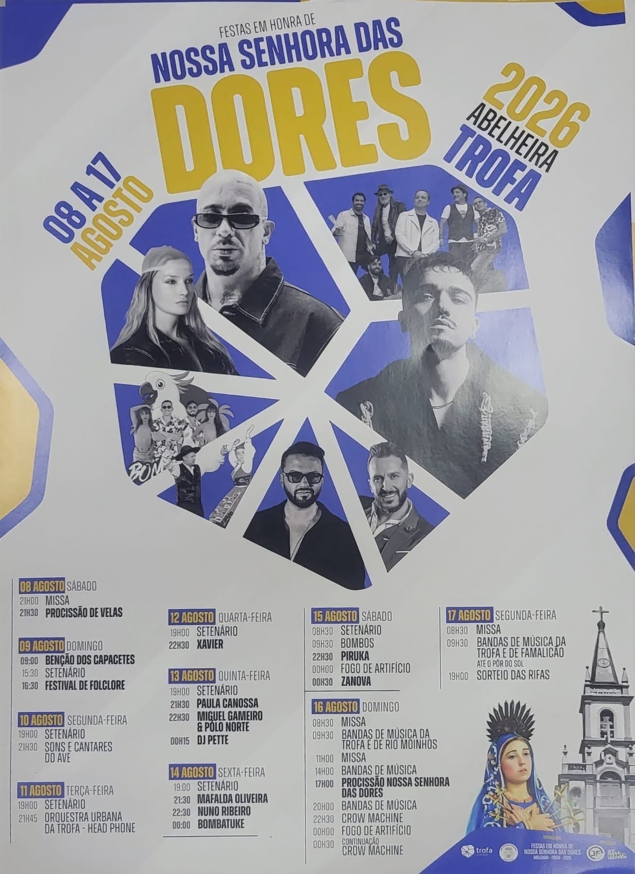 Cartaz de Festas em Honra de N.ª Sr.ª das Dores