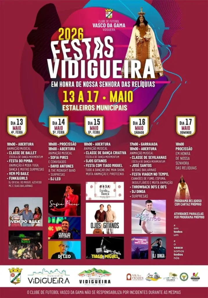 Cartaz de Festas em Honra de N.ª Sr.ª das Relíquias