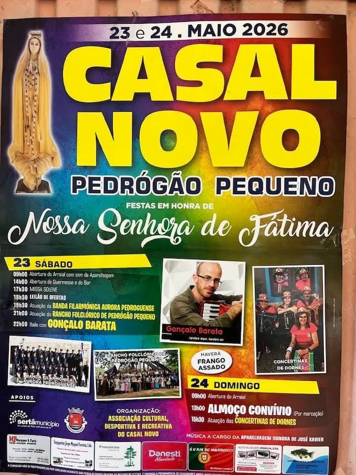 Cartaz de Festas em Honra de N.ª Sr.ª de Fátima