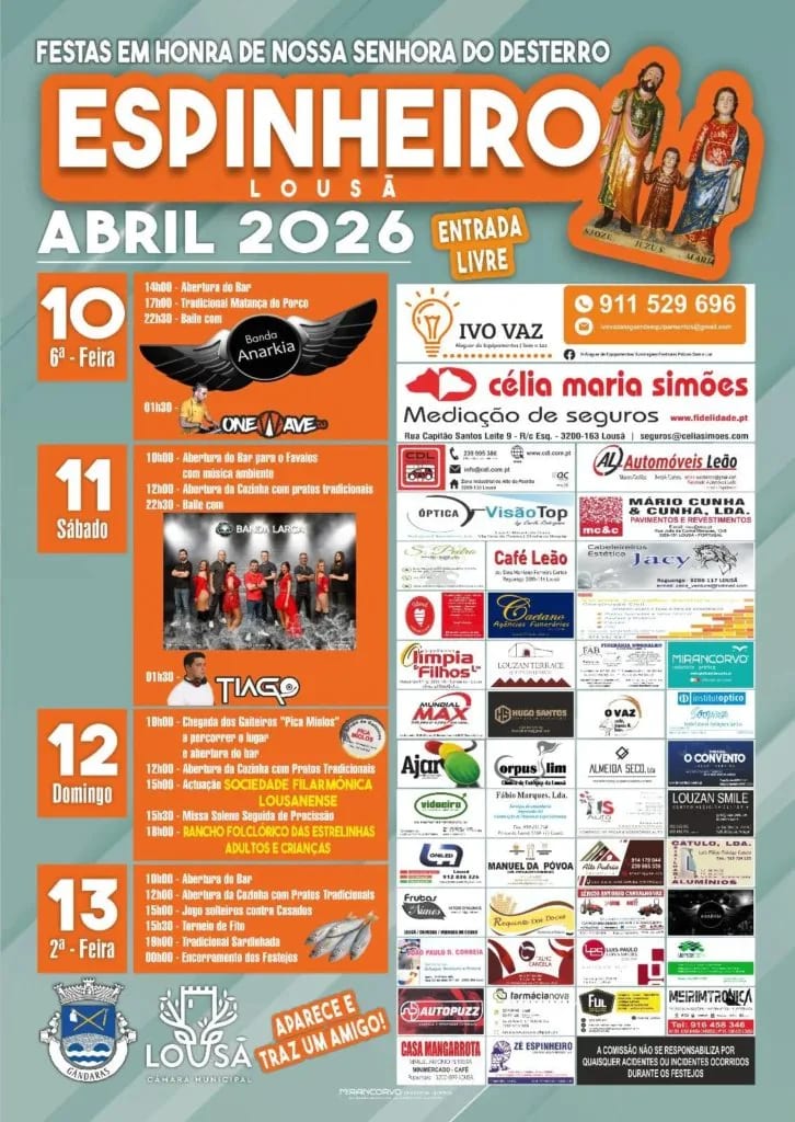 Cartaz de Festas em Honra de N.ª Sr.ª do Desterro