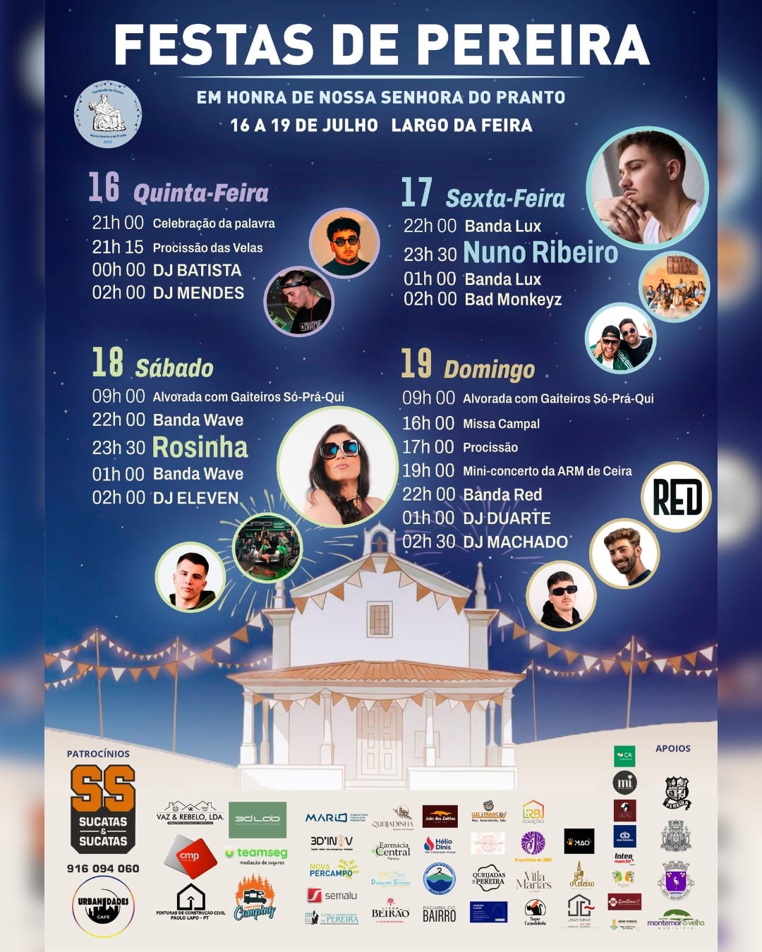 Cartaz de Festas em Honra de N.ª Sr.ª do Pranto