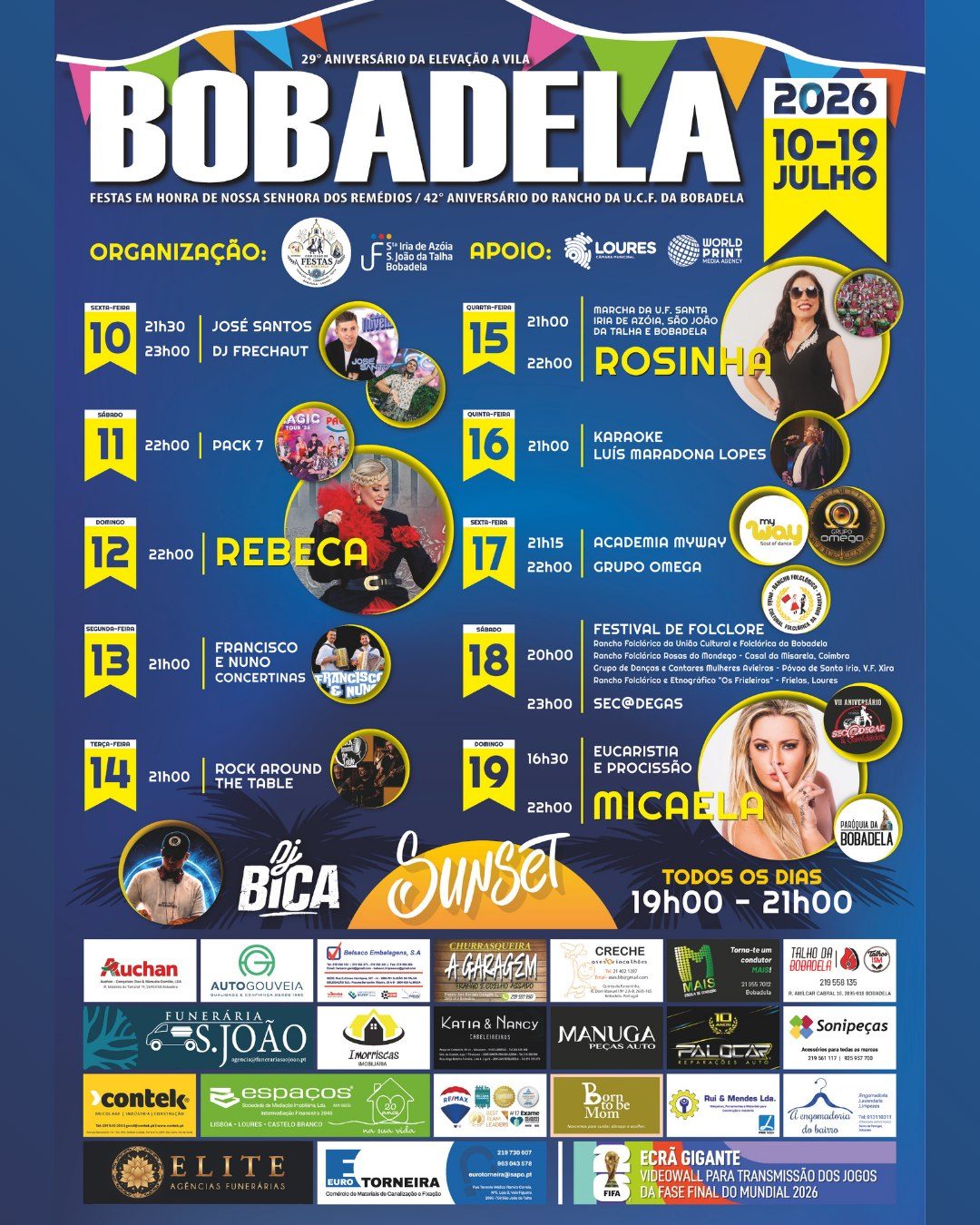 Cartaz de Festas em Honra de N.ª Sr.ª dos Remédios