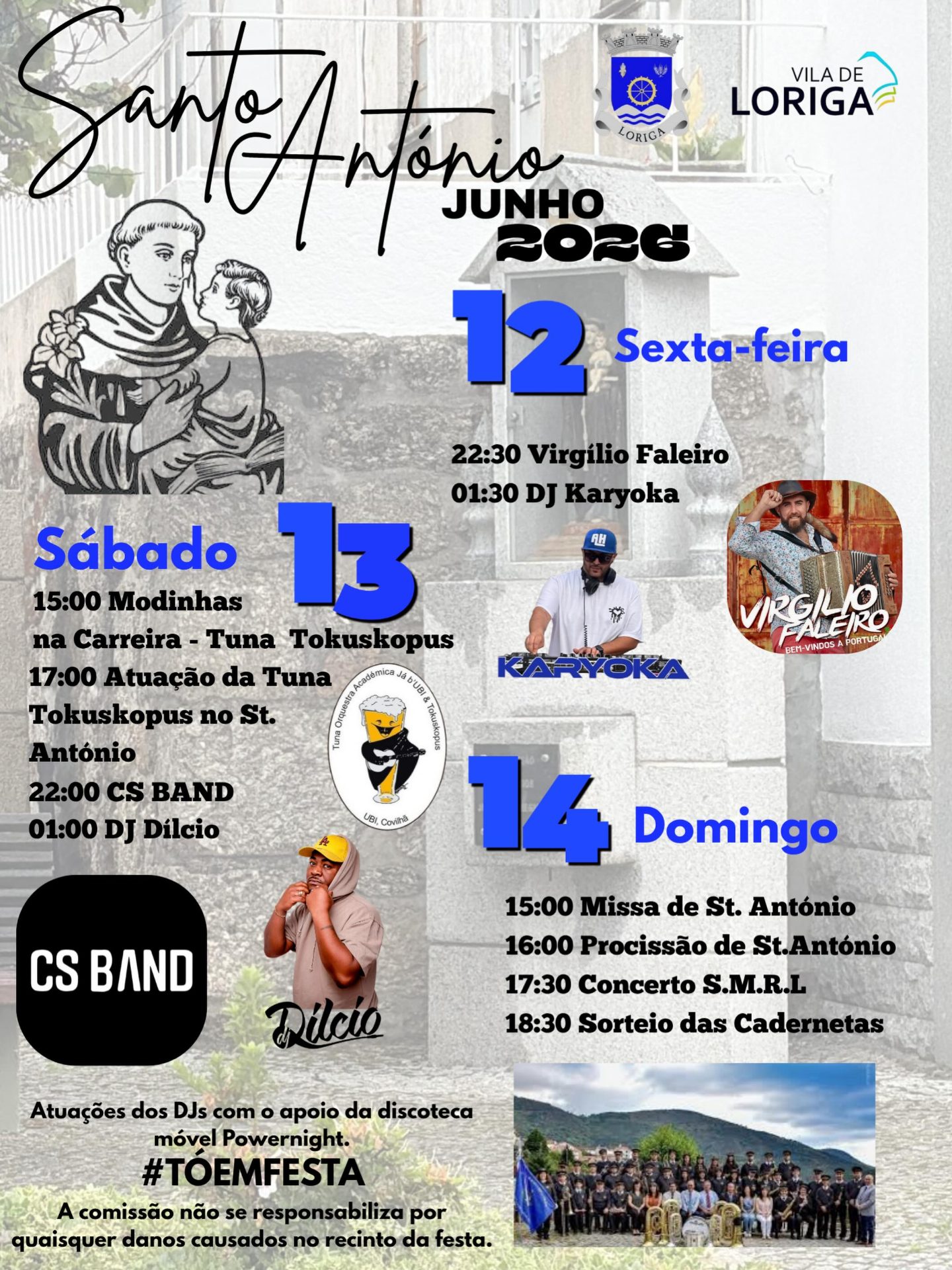 Cartaz de Festas em Honra de Santo António