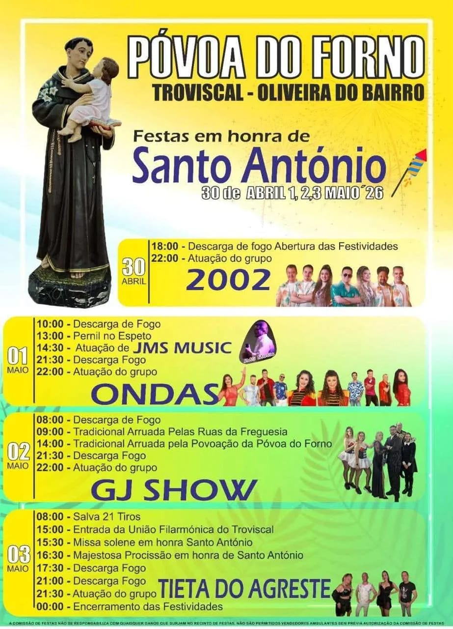 Cartaz de Festas em Honra de Santo António