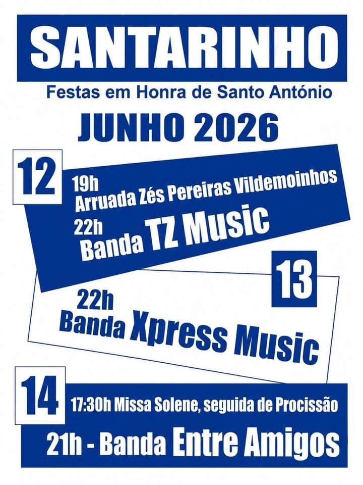 Cartaz de Festas em Honra de Santo António