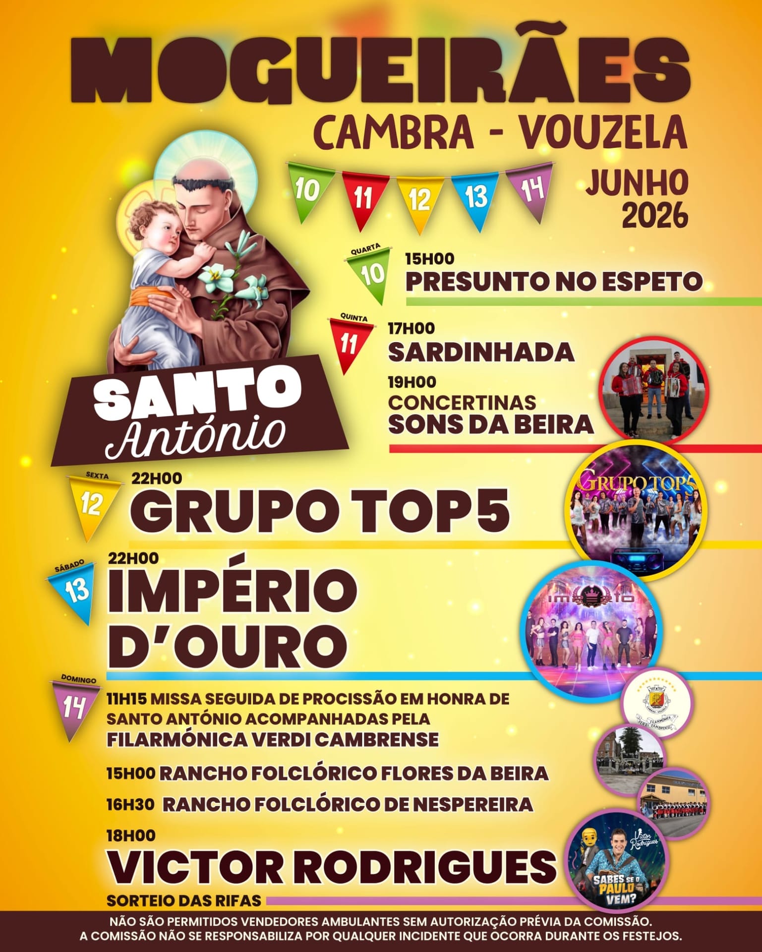 Cartaz de Festas em Honra de Santo António