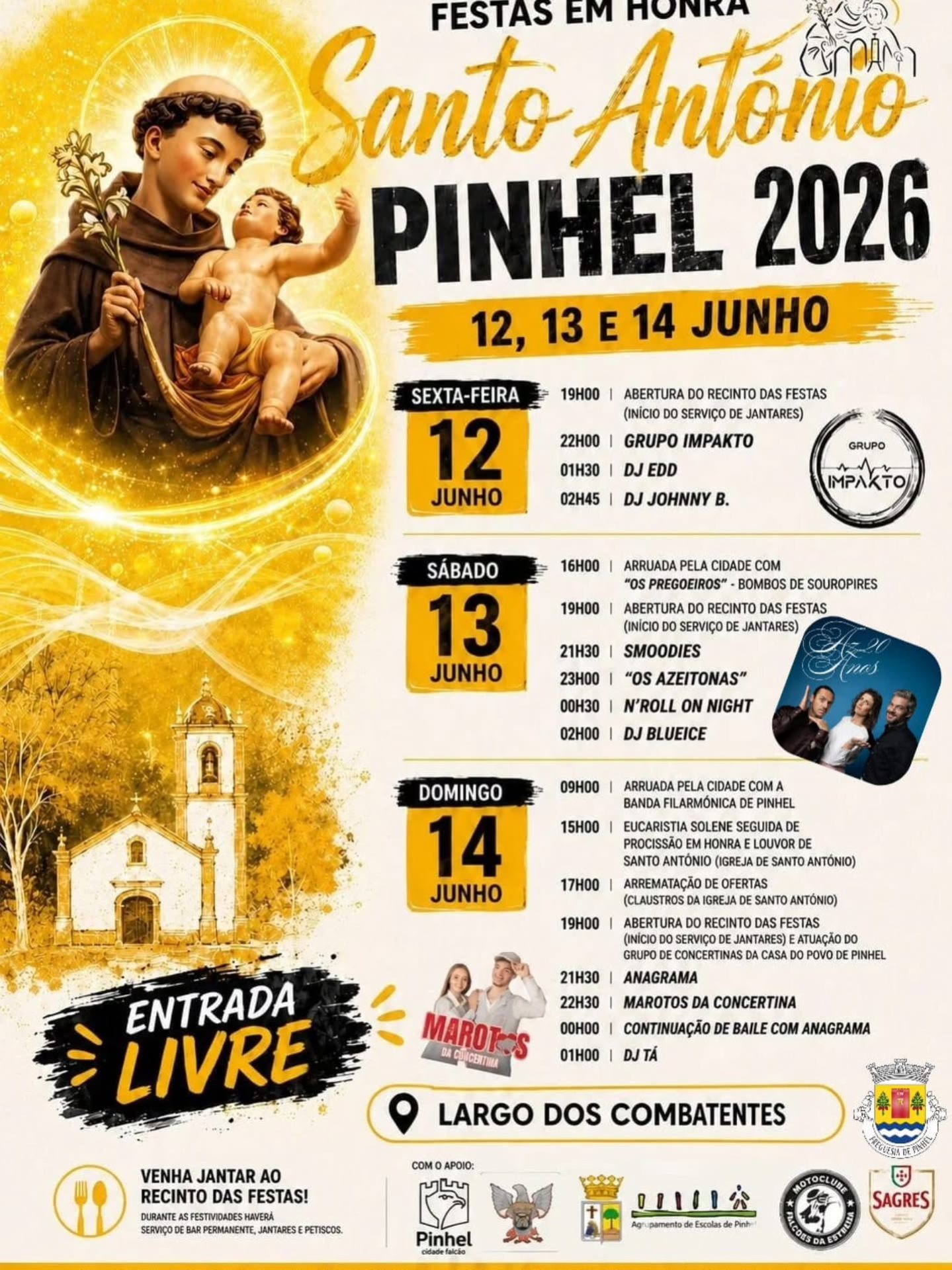 Cartaz de Festas em Honra de Santo António