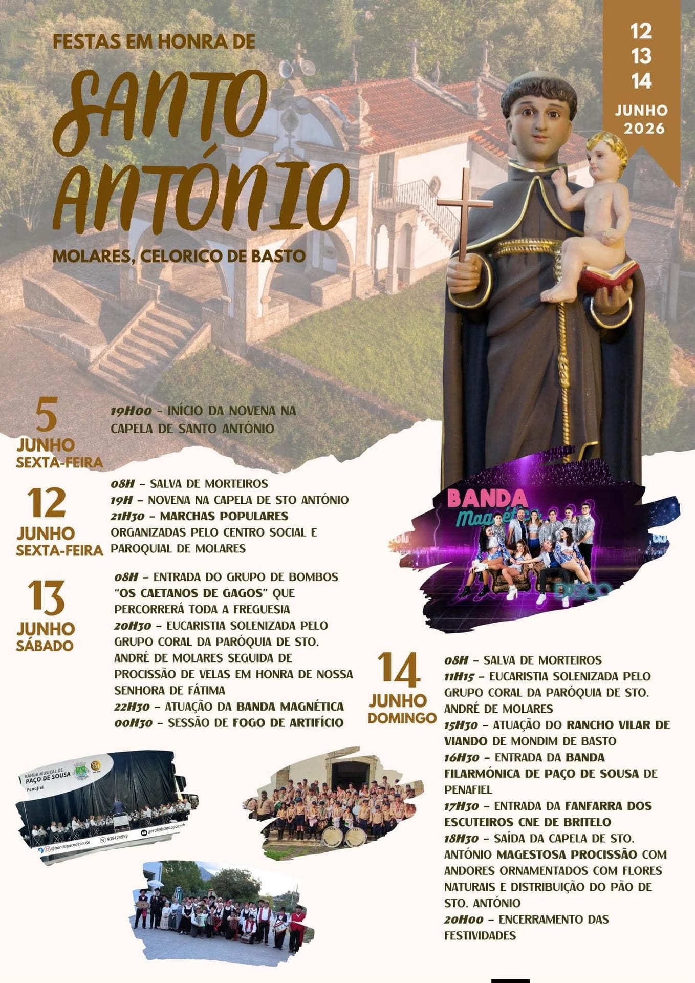 Cartaz de Festas em Honra de Santo António
