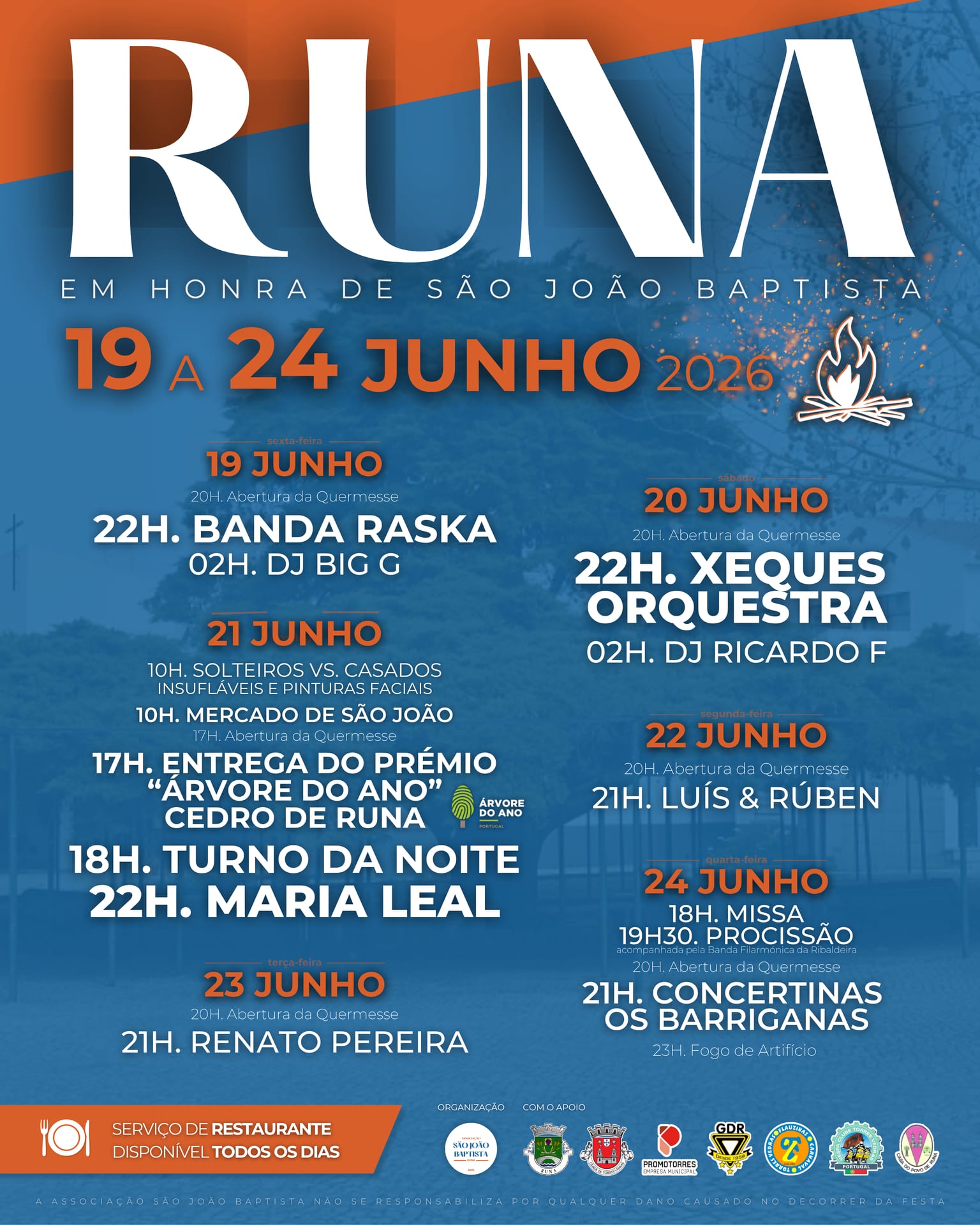 Cartaz de Festas em Honra de São João Baptista