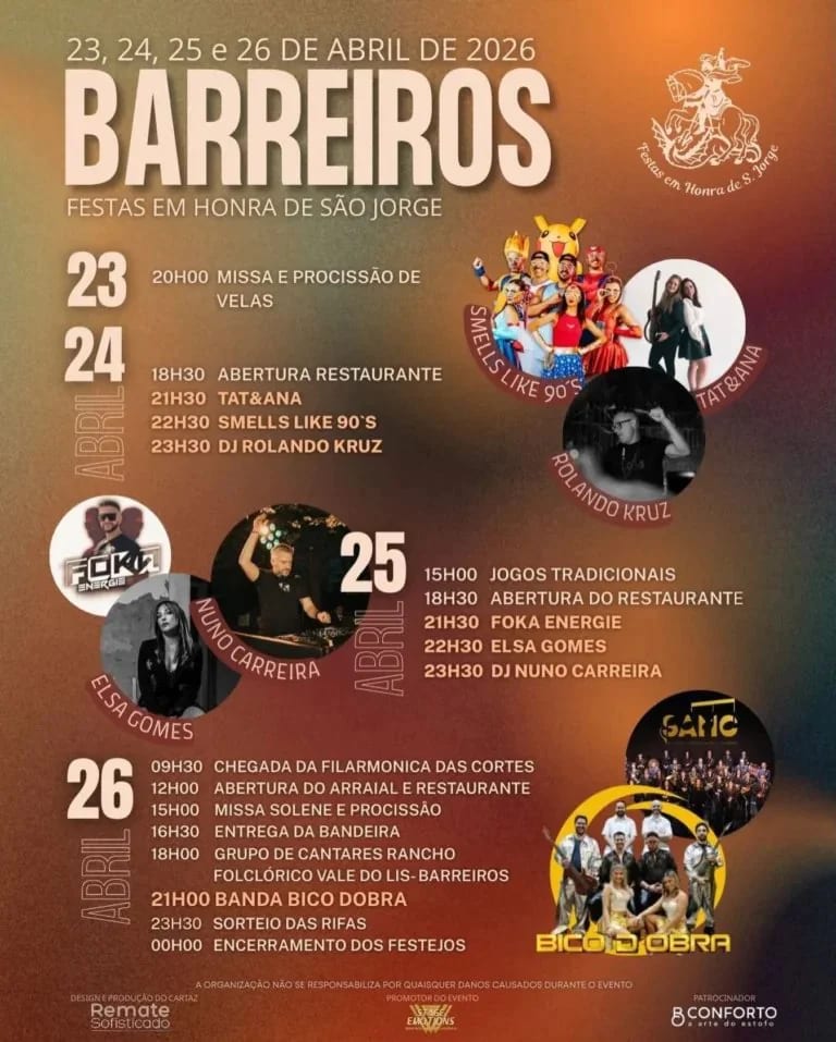 Cartaz de Festas em Honra de São Jorge