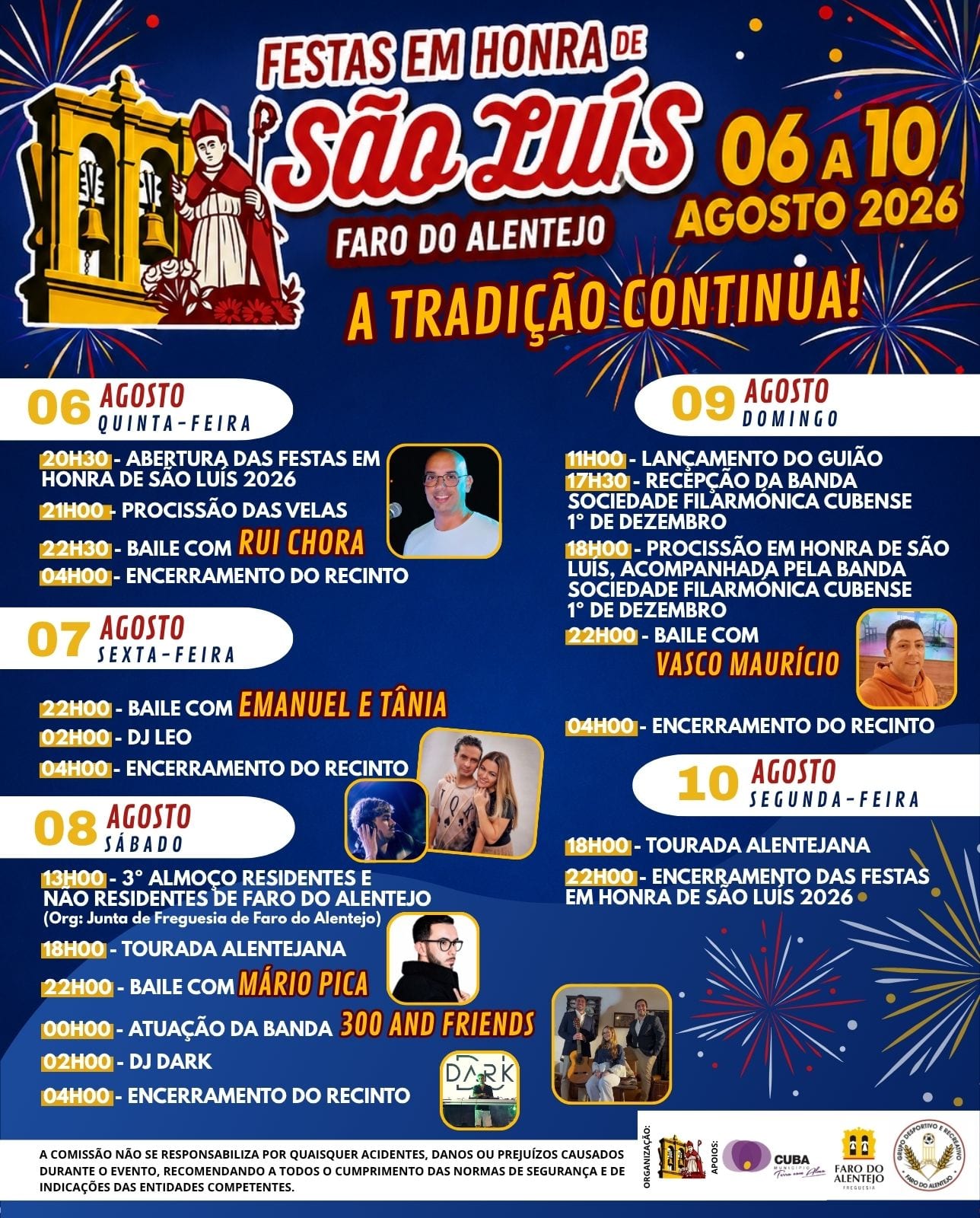 Cartaz de Festas em Honra de São Luís