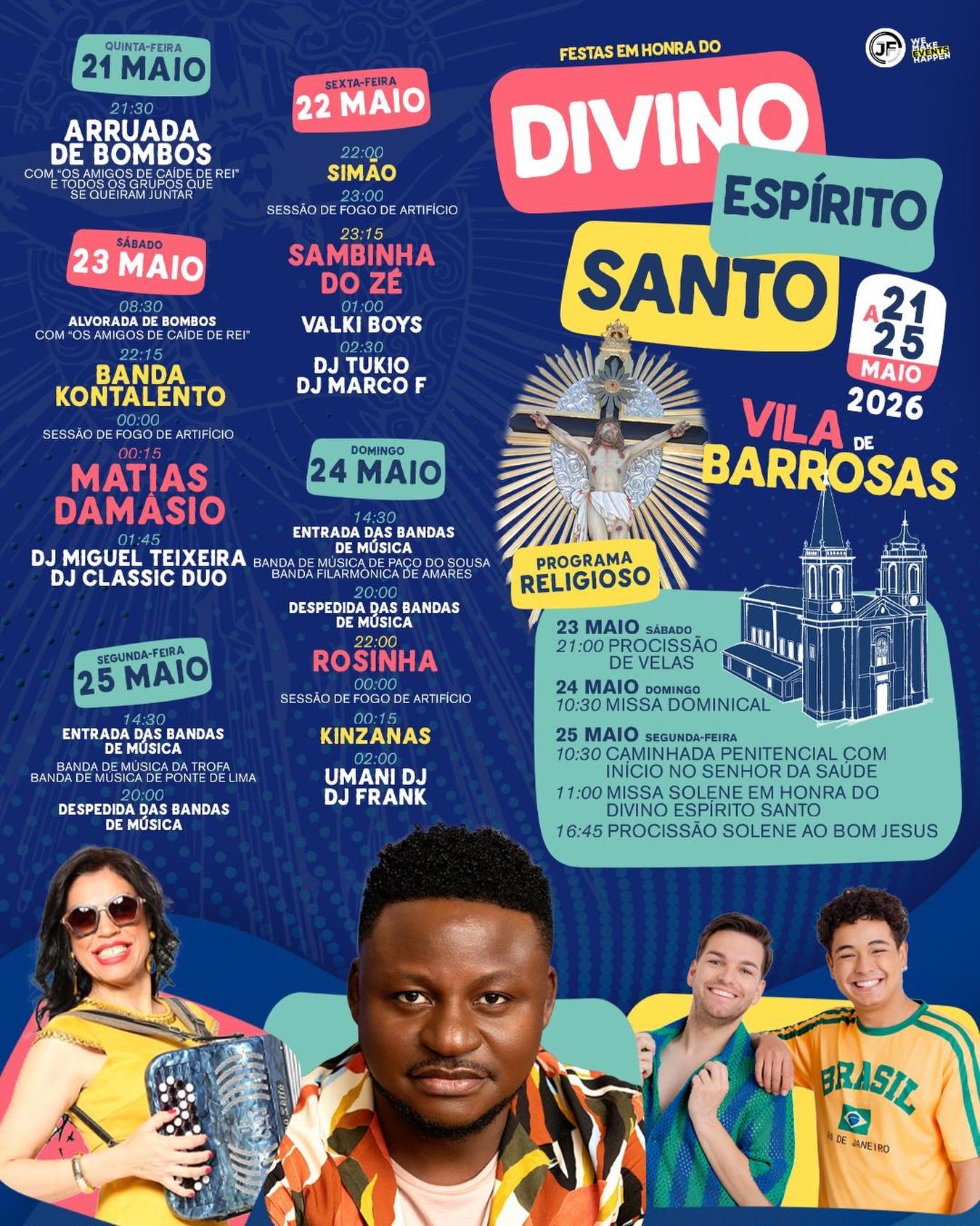 Cartaz de Festas em Honra do Divino Espírito Santo
