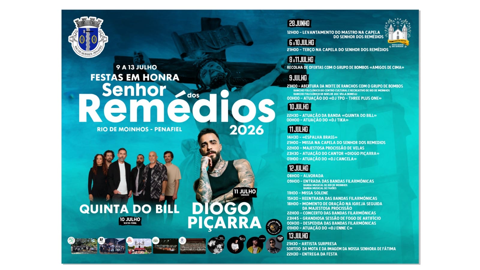 Cartaz de Festas em Honra do Senhor dos Remédios