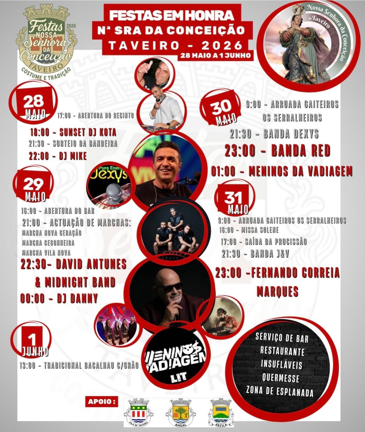 Cartaz de Festas em Honra N.ª Sr.ª da Conceição