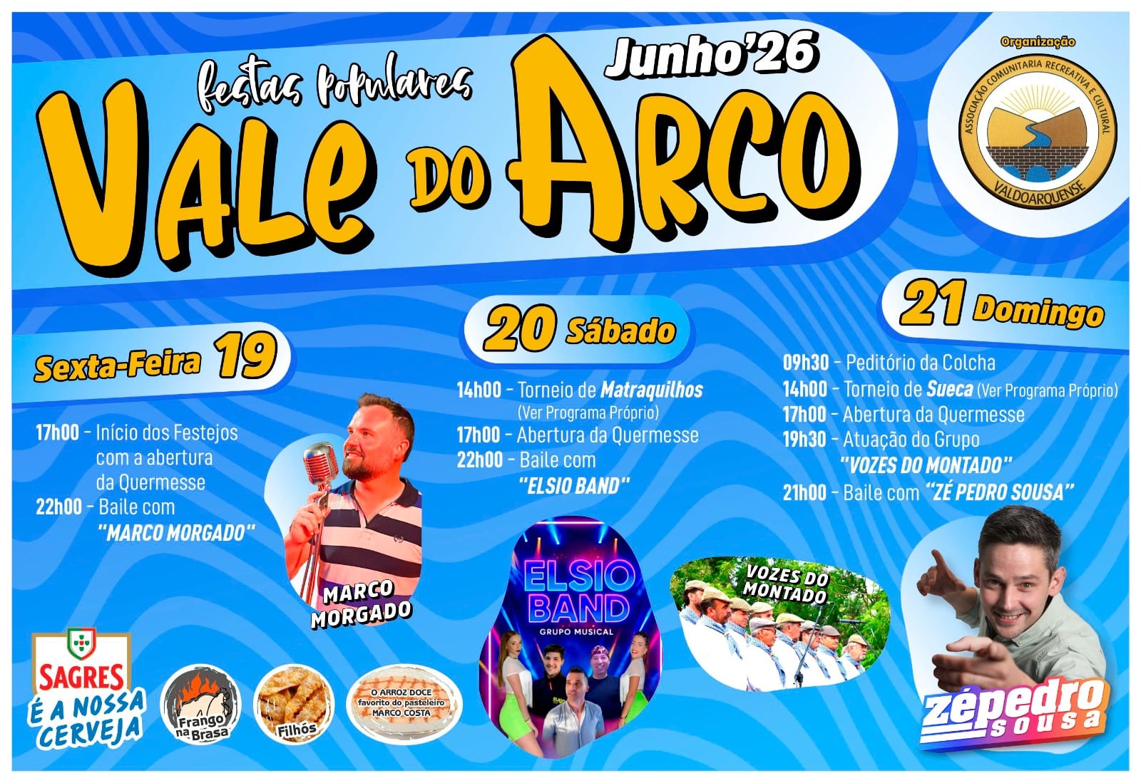 Cartaz de Festas Populares
