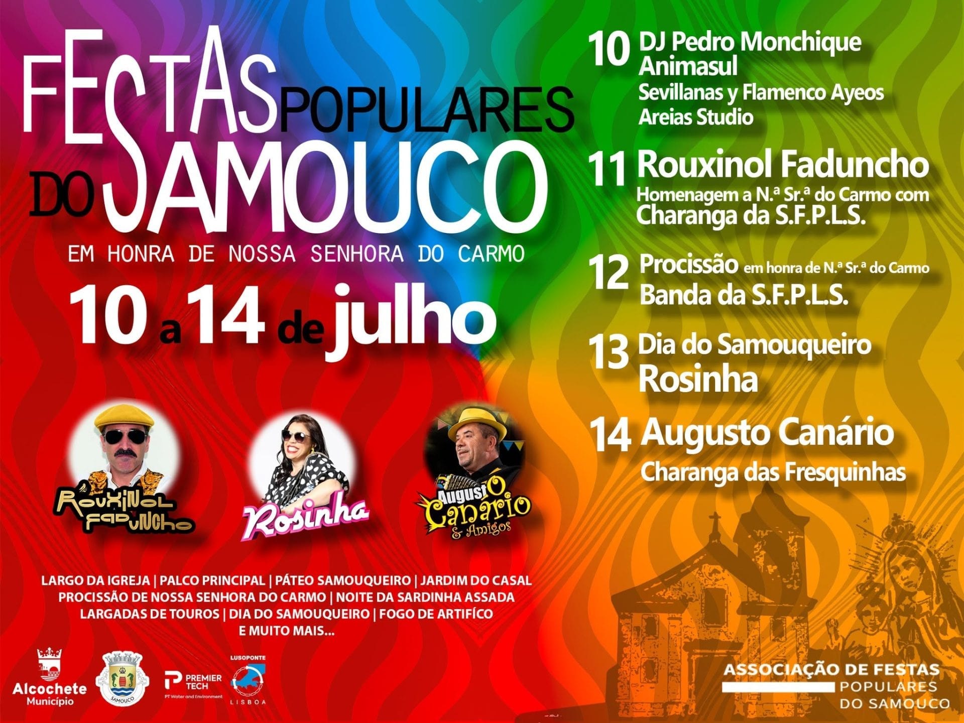 Cartaz de Festas Populares do Samouco