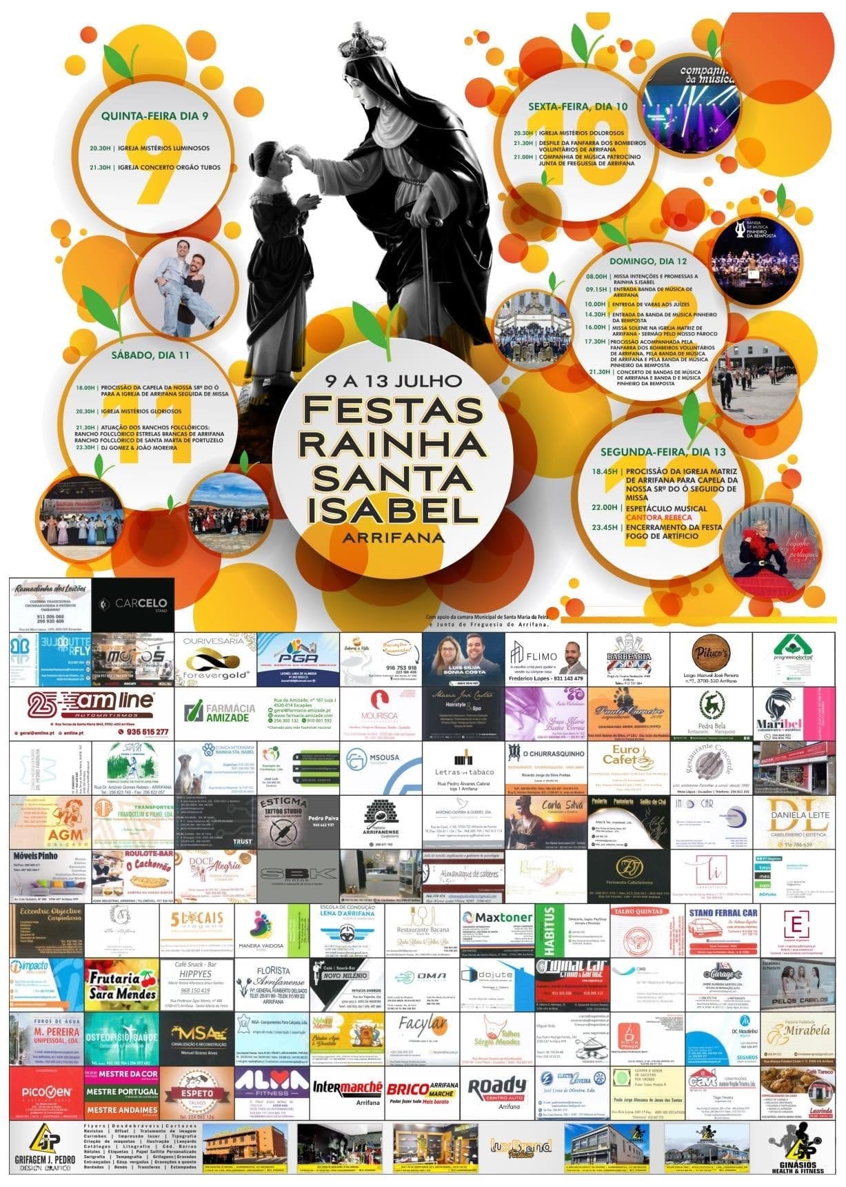 Cartaz de Festas Rainha Santa Isabel
