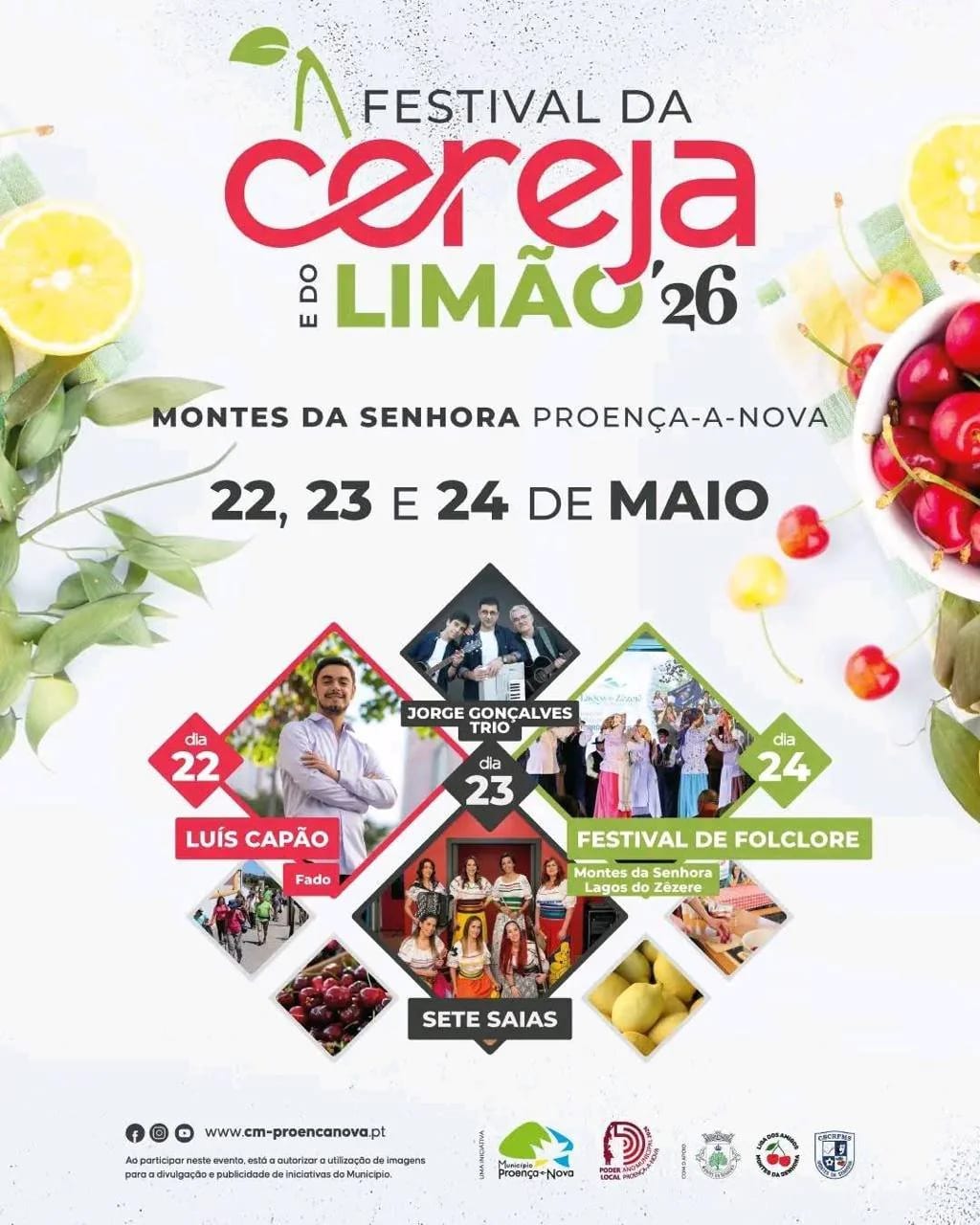 Cartaz de Festival da Cereja e do Limão