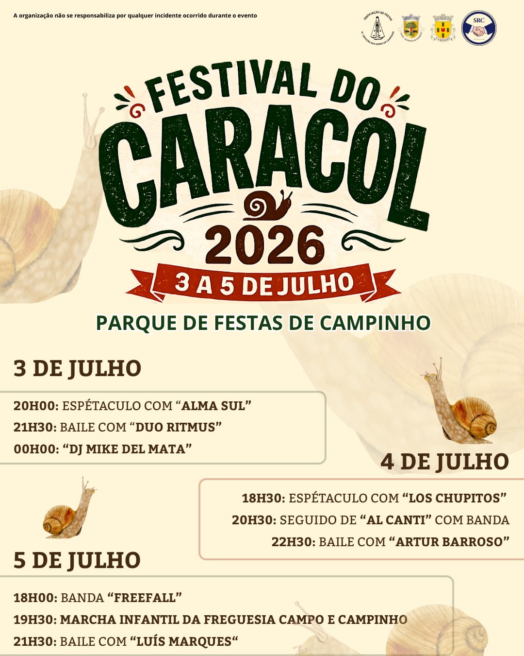 Cartaz de Festival do Caracol