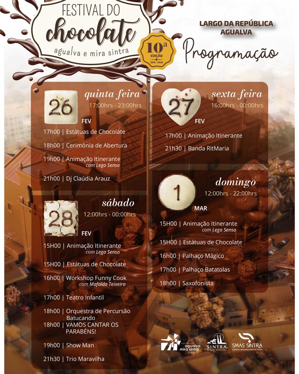 Cartaz de Festival do Chocolate – 10.ª Edição