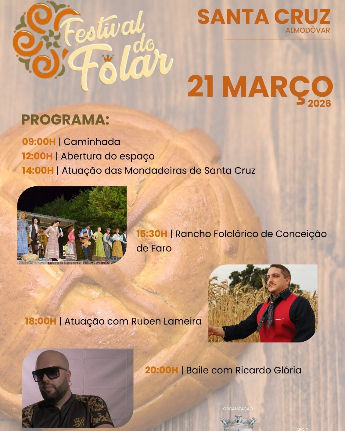Cartaz de Festival do Folar de Santa Cruz