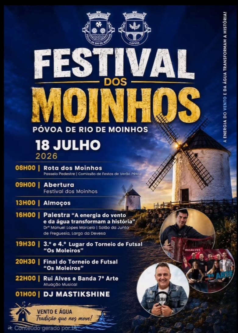 Cartaz de Festival dos Moinhos