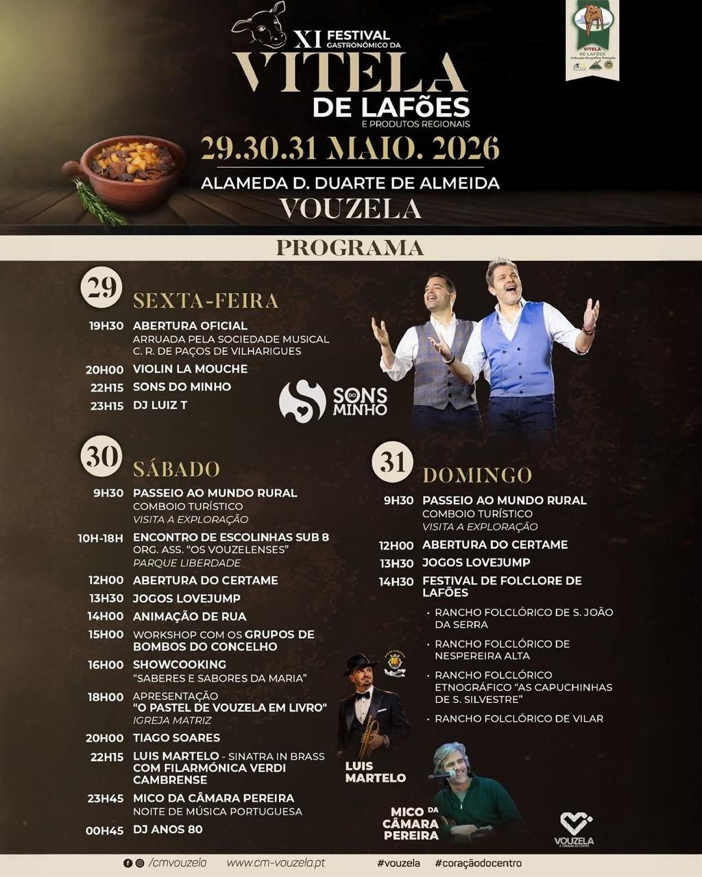 Cartaz de Festival Gastronómico da Vitela de Lafões