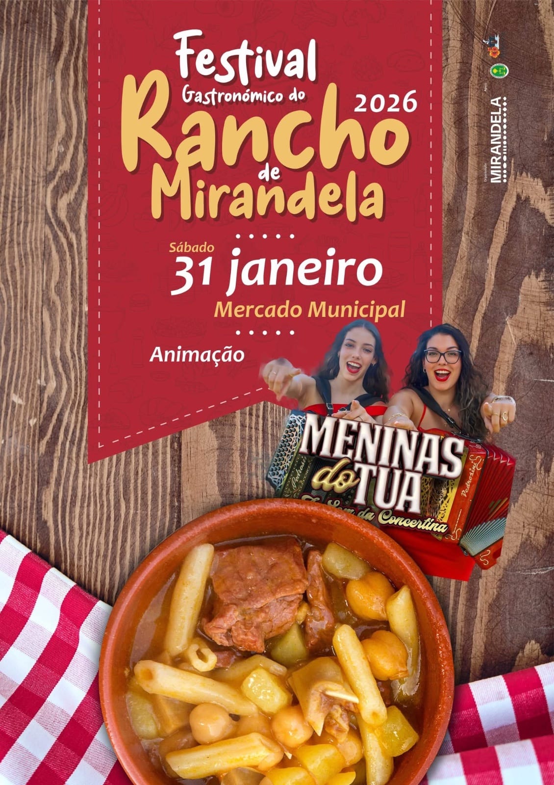 Cartaz de Festival Gastronómico do Rancho de Mirandela 2026