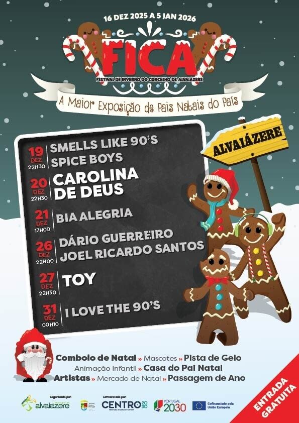 Cartaz de FICA – Festival de Inverno do Concelho de Alvaiázere