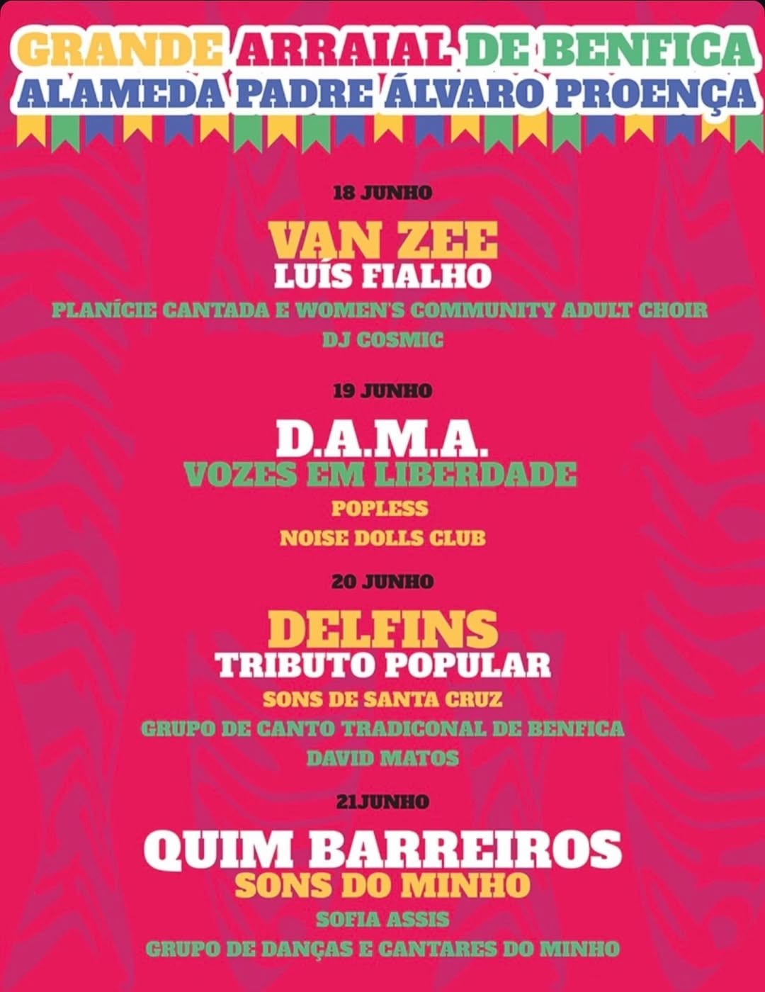 Cartaz de Grande Arraial de Benfica