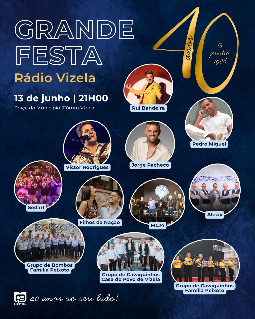 Cartaz de Grande Festa da Rádio Vizela