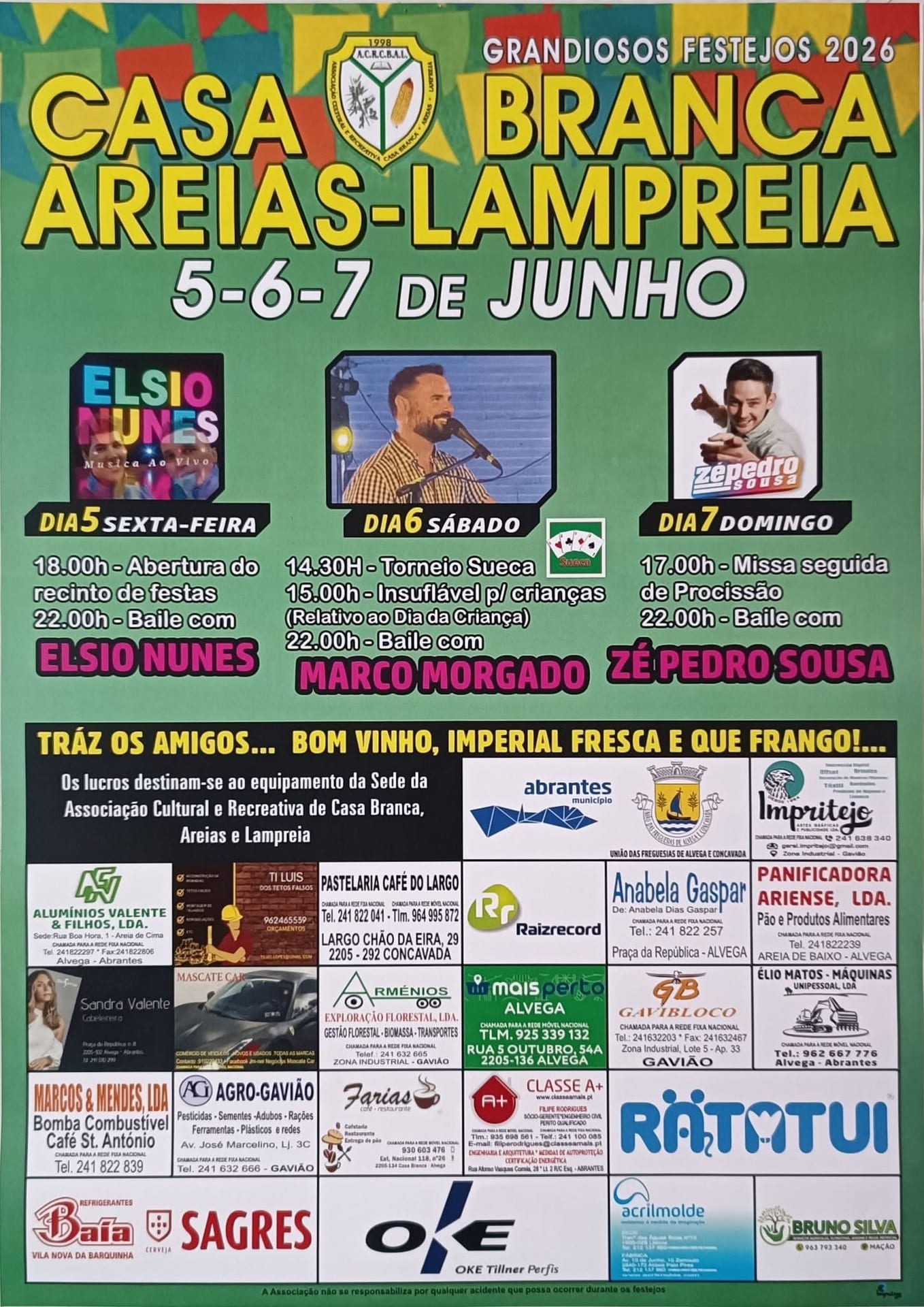 Cartaz de Grandiosos Festejos