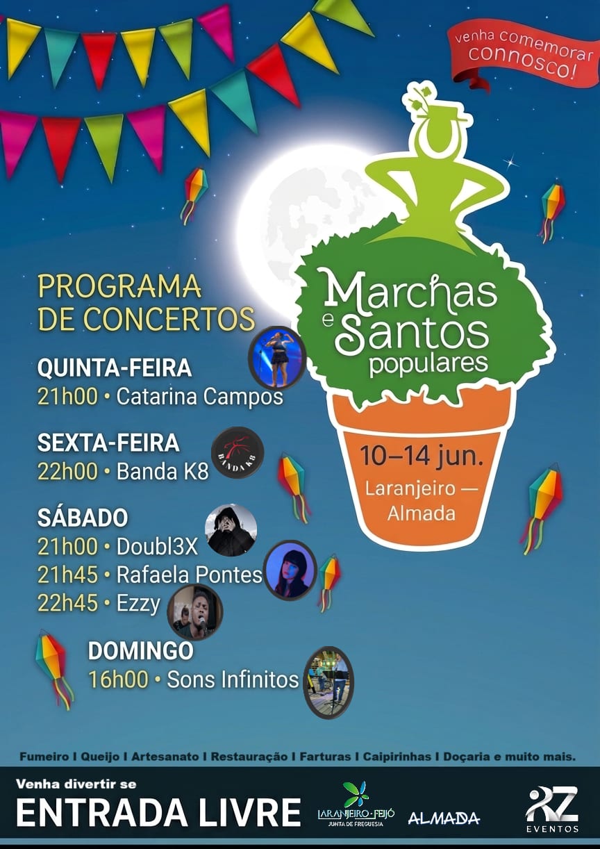 Cartaz de Marchas e Santos Populares